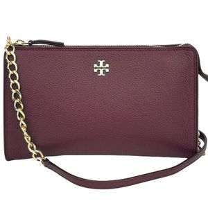 Tory Burch maroon crossbody bag
